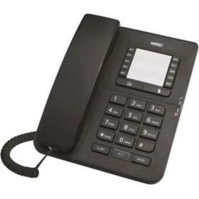 Resim Karel Kablolu Masaüstü Telefon TM142 Ekransız Siyah Ergonomik Tasarım ile Hızlı Arama Tuşları 