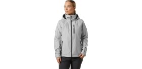 Resim Helly Hansen Kadın Crew Midlayer Hooded 2.0 Gri Ceket Su Geçirmez Özellikli Outdoor Kullanım 