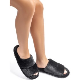 Resim Twigy Mona Kadın Ev Terliği Siyah 36/41 CC0172 