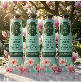 Resim Manolya Çiçeği Doğal Zeytinyağlı El Ve Vücut Kremi 4 x 50 ML 