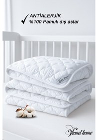 Resim Pamuk Bebek - Çocuk Yorganı Silikon Dolgu Nefes Alabilen 100x150 CM 