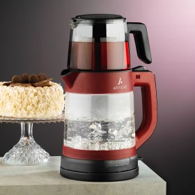 Resim Aryıldız Tea Taste Çay Makinesi Kırmızı 