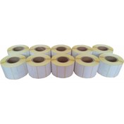 Resim PİA Etiket 70x100 mm 5.000 Adet Termal Barkod Etiketi 500 Sarımlı 10 Rulo 