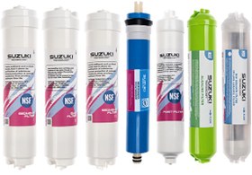 Resim Sulook 12 İnç Kapalı Kasa Su Arıtma Cihazı Tam Set (7 Filtre) Alkali Ve Detoks Filtre İlaveli 
