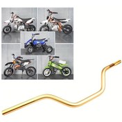 Resim Hightower Sarı 7/8" 22mm Off-road Motosiklet Gidonu - Kaymaz Tutuş, Alüminyum Alaşım, Crf Yzf Kxf Klx Rmz Drz 