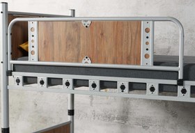 Resim Argimo Elegan Korkuluk Ranza Yatak Bariyeri - Cappuccino / Tam Boy - 190 cm 