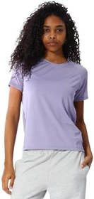 Resim Mira Kadın Beyaz Mor Antrenman T-Shirt 25KK1046-LIL 