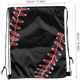 Resim POPETPOP Özel Beyzbol Bağcıklı Çanta Çok Yönlü Beyzbol Sırt Çantası Hafif Suya Dayanıklı Çanta Spor Salonu Açık Hava İçin 