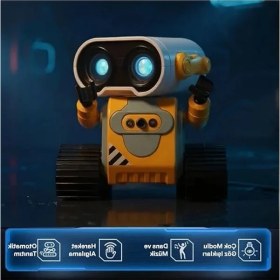 Resim Akıllı Kumandalı Robot, USB Şarjlı ve Müzikli Oyuncak 