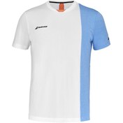 Resim Babolat Play Crew Neck Boy Erkek Çocuk Beyaz Tişört 