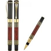 Resim Büro Ev Ofis Hediyesi İçin Tasarım Desenli Metal Roller Kalem 