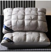 Resim Sunshine022 2 Adet Lüks Otel Yastığı 800g Boyun Destek Polyester Her Mevsim Gri 