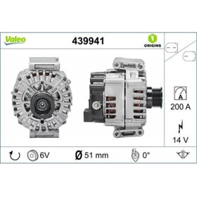 Resim Valeo ALTERNATOR (14V 200A) W205 14>18 C218 11>17 W212 09>15 C207 10>16 W166 15>18 C253 16>19 VITO W447 14 