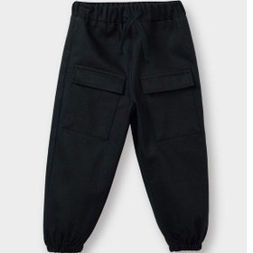 Resim Defacto Erkek Bebek Jogger Paça Gabardin Pantolon D3363a525wnbk56 Siyah-bk56 