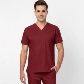 Resim Onora Medikal Unisex Soft Likra Doktor Hemşire Forması,Tek Üst Scrubs 