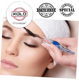 Resim Xolo Titanium Akustik Mandallı Cımbız Düz Uçlu Mavi Mandallı XLC502D 