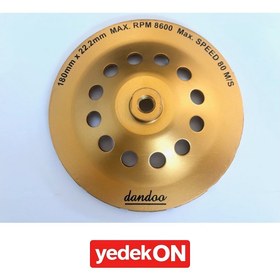 Resim Elmas Yüzey Temizleme Çift Sıra 180yc M14 Dandoo 