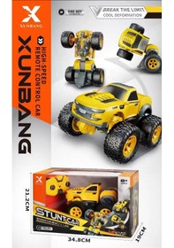 Resim Oyuncak Transformers Bumblebee Kumandalı Robot Olan Sesli Araba 
