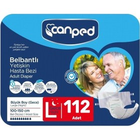 Resim Canped Belbantlı Yetişkin Hasta Bezi Gece L 112'li 