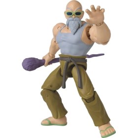 Resim Misda Store 16 cm Dragon Ball Mutenroshi Poz Verilebilir Figür, Dragon Stars Serisi 