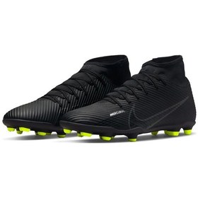 Resim Nike Mercurial Superfly 9 Club Fg/mg Erkek Krampon Siyah 