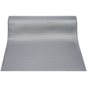 Resim Gereksiz Şeyler Gri Pvc Kalın Paralı Zemin Kaplama Otomobil Yer Döşemesi Muşamba 110cm X 10metre 