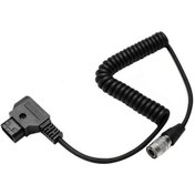 Resim 688 633 Zoom F8 Güç Kablosu Dtap - Hirose 4 Pin Erkek Fiş Yaylı Güç Kablosu Siyah 