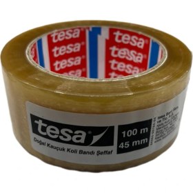 Resim Tesa 4263 Doğal Kauçuk Koli Bandı 45 mmx 100 Metre 