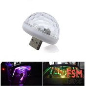 Resim Mi7a Otomobil Bilgisayar Mikrofon Telefon Tv LED USB Müziğe Duyarlı Dısko Topu 