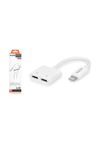 Resim Auris Ars-T-A03 Lightning Apple Uyumlu iOS Şarj & Kulaklık Kare Çevirici 