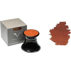 Resim Genel Markalar NaziraShop Visconti Inkwell Sepia 50ml INK202204 Hokka Yedek Mürekkep Sepya 1096638 