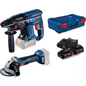 Resim Bosch Gbh 180-LI + Gws 180 Lı Akülü Kırıcı Delici ve Taşlama Seti 2'li 18 Volt 