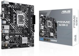 Resim ASUS PRIME H610M-D Intel H610 LGA1700 DDR5, Micro-ATX Anakart 