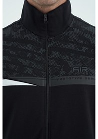 Resim Tommy Life Harry Siyah Standart Kalıp Erkek Eşofman Takım - 85197 Siyah 