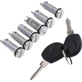 Resim Steellaar 2991728 Günlük 2000-2006 Kapı Kilidi Seti Için Kapı Kilidi Namlusu (Yurt Dışından) 