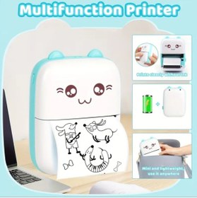 Resim Angelphoto Taşınabilir Kablosuz Mini Termal Yazıcı 