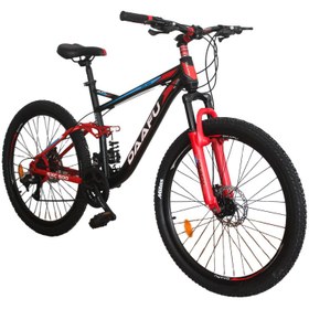 Resim daafu SXC 500 27.5 Jant 21 Vites Dağ Bisikleti Mekanik Disk Fren Amortisörlü MTB Genç Yetişkin Dağ Bisikleti 