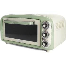 Resim Ariete Vintage Fırın Yeşil 0979/04 - Pizza Fırını, 1380 Watt, 18 Litre Kapasite, 3 Pişirme Fonksiyon 