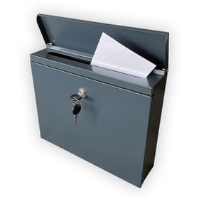 Resim veta metal Metal Posta Kutusu-dekoratif Duvara Montaj-antrasit 