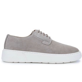 Resim Tamer Tanca Erkek Hakiki Deri Bej Süet Sneakers & Spor Ayakkabı 