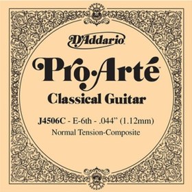 Resim D'addario J4506C Klasik Gitar Teli Tek Tel 6 No 