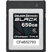 Resim Delkin Devices 650GB Black CFexpress Type B Hafıza Kartı (DCFXBBLK650) 