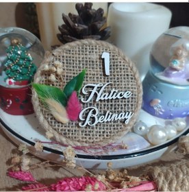 Resim Hasır Jüt Magnet Mıknatıslı - 10'lu Paket 