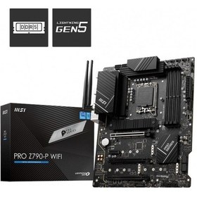 Resim Msı Pro Z790 P Wıfı 6e Ddr5 Hdmı Dp Pcıe 5 0 1700p Atx 