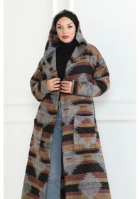 Resim Winter Desen Oduncu Kuşaklı Kap / Turuncu - F0505 Turuncu 