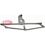 Resim Sagem 255101 Cam Silecek Motoru Ön Mekanizması Doblo Iı 51839941 