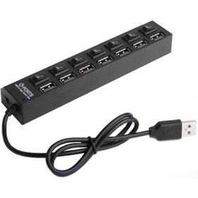 Resim 7 Port Usb Hub - On\u002FOff Switch Işıklı - Usb Çoklayıcı - Chipli 