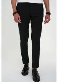 Resim Efor Comfort Fit Esnek Pamuk Spor Siyah Pantolon P 1190 Siyah 