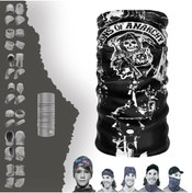 Resim ema Sons Of Anarchy Tlı 24x50 Cm Motorcu Bisikletci Buff Dikişsiz Tüp Boyunluk Bandana Rüzgarlık Bere 