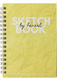 Resim Fanart Academy Sketch Book 120 Gr Spiralli 50 Yp A4 Sarı 8674 